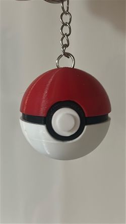 pokeball fidget clicker keychains