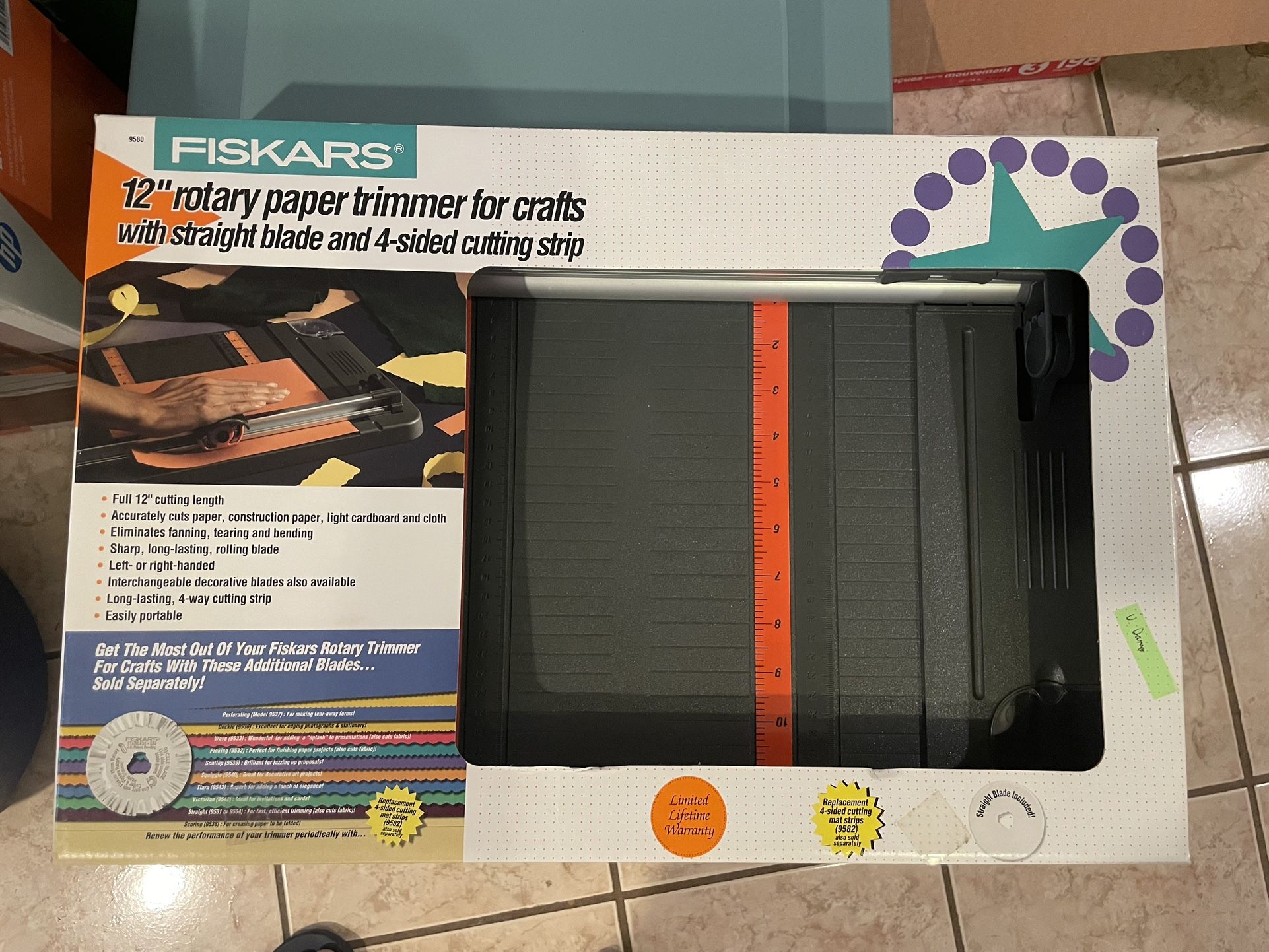 Brand New 12 In Rotary Paper Trimmer