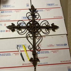 Large Cast Iron Cross