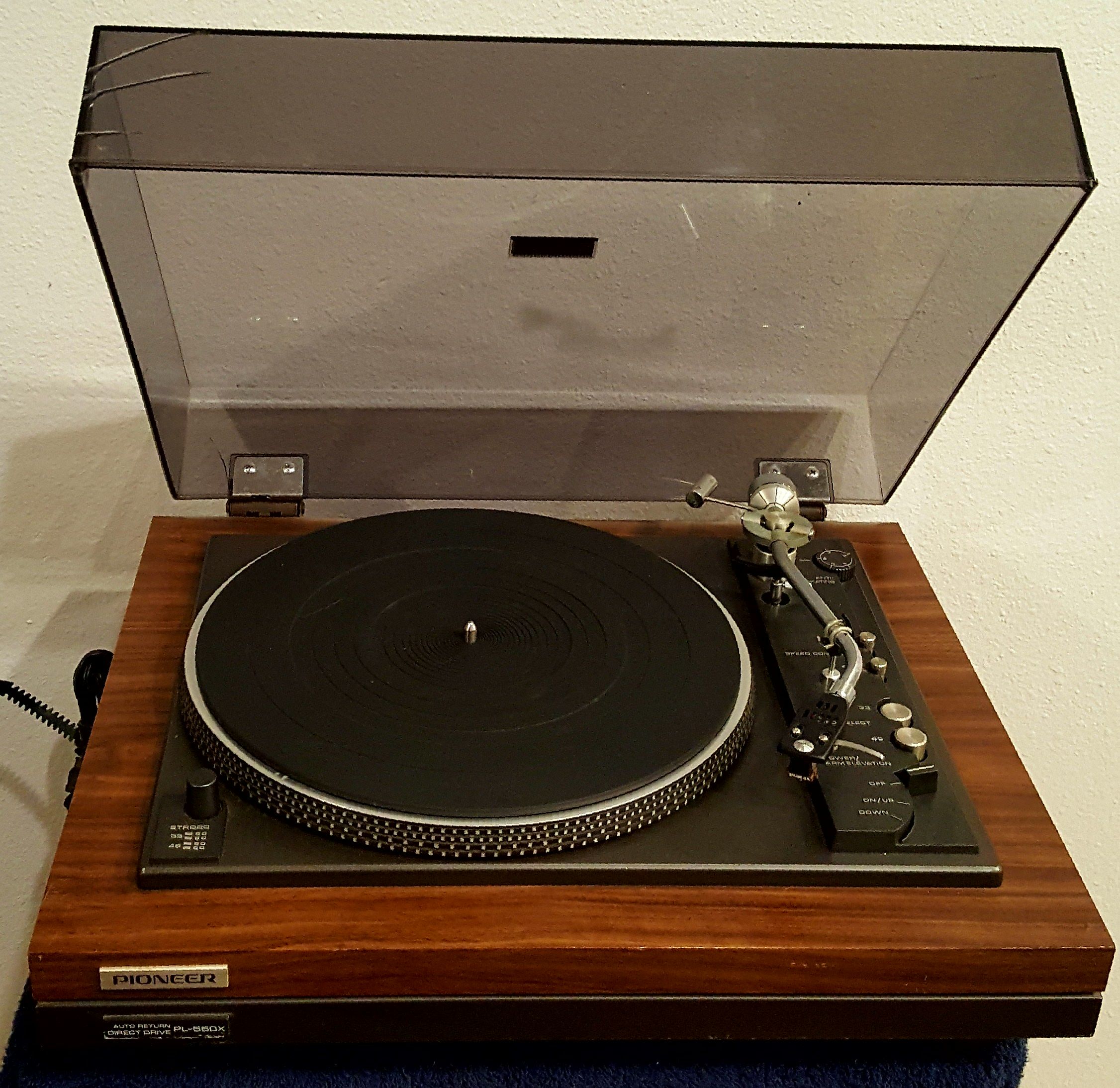 Pioneer PL-55dx Turntable Automatic Direct Drive-Vintage