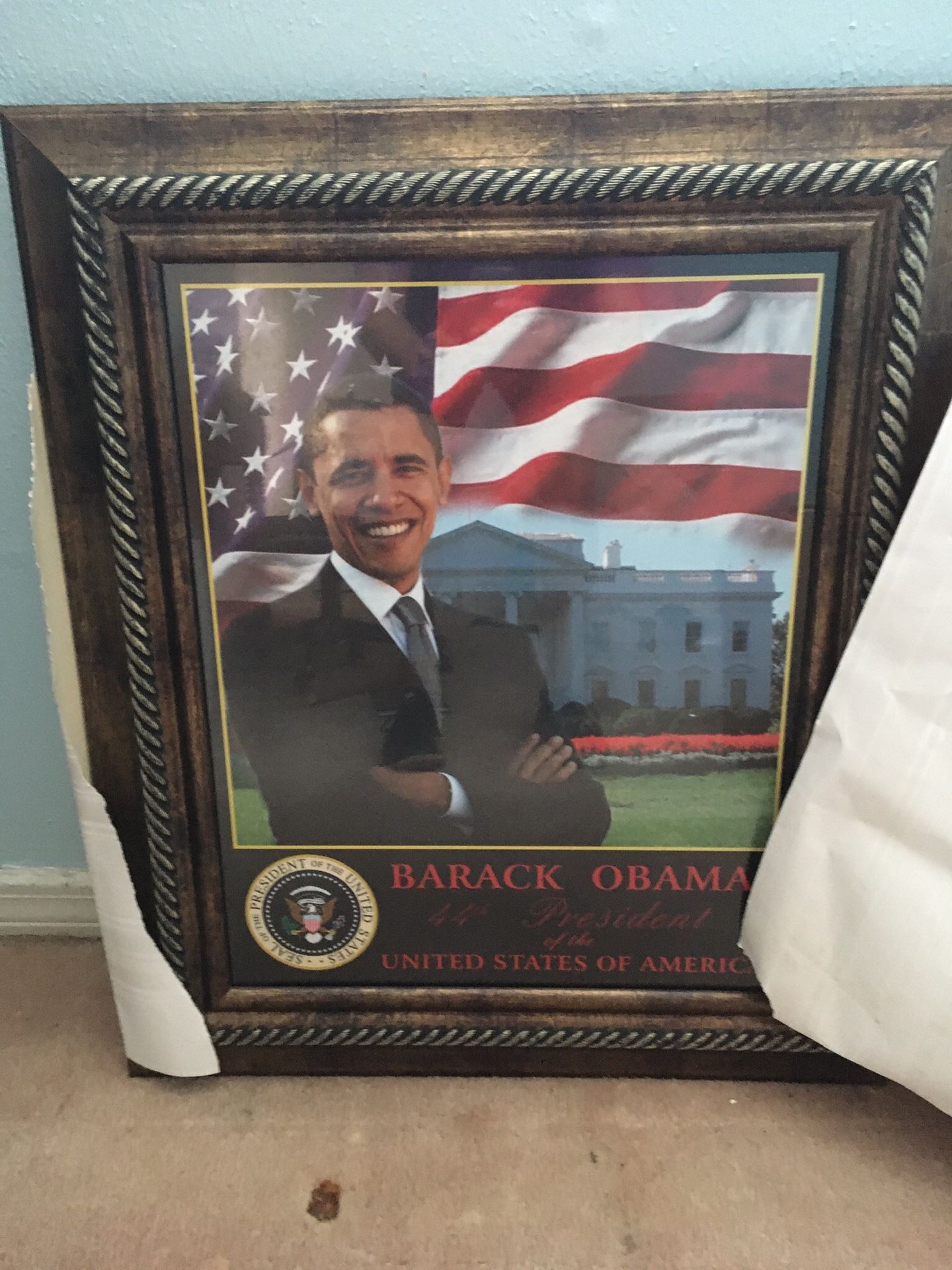 Obama framed