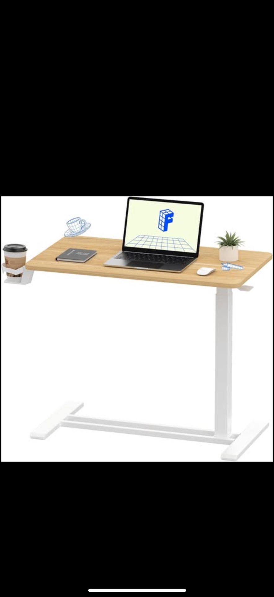 large Bedside Table Standing Desk Laptop Desk