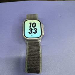 Apple Watch Ultra 2 GPS + Cellular 49mm Titanium Case with Blue/Black Trail Loop  (Medium/Large) - Silver - (2023)