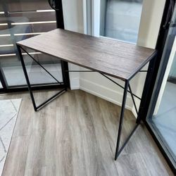 Wood/Metal Folding Table (Negotiable!)