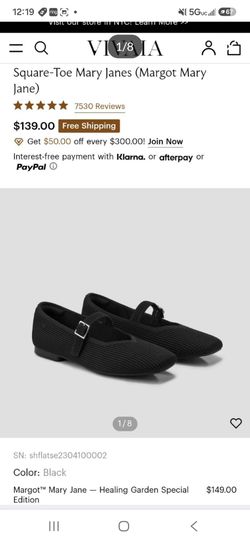New 9w Vivaia Mary Jane Shoes