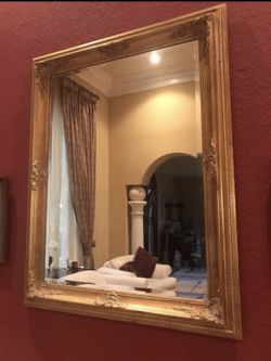 Gold Mirror 38”1/2 width by the 48” long