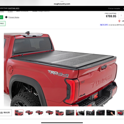 Rough Country Bed Cover- Hard Tri-Fold for Toyota Tundra 2022-2026 Brand New in Box!