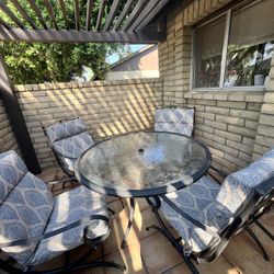 Patio Set Table With Four Chairs