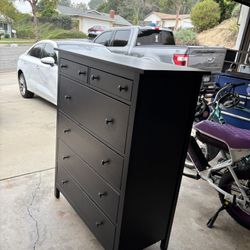 IKEA Hemnes Black Dresser