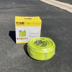 POHIR 100FT Pressure Washer Hose 1/4" 4000PSI Kink Resistant Power Washing Hose