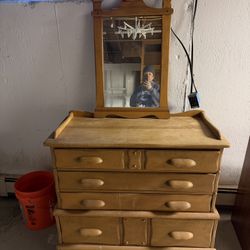 Bureau With Mirror 