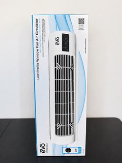 EVO Low Profile Window Fan Air Circulator – NEW IN BOX