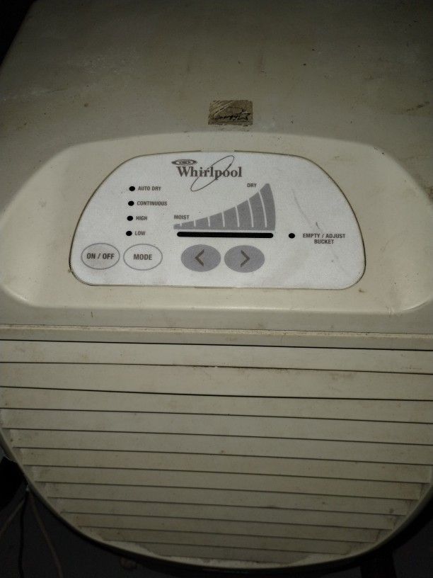 Whirlpool Dehumidifier 