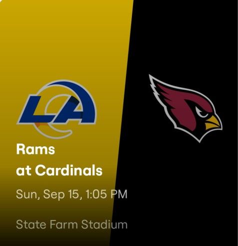 Arizona Cardinals vs LA Rams