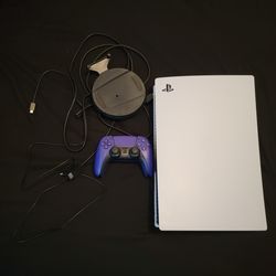 PS5 digital with controller