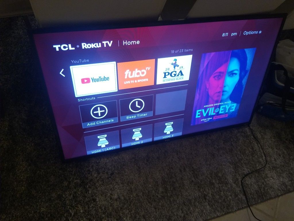 Tcl Roku smart tv 49