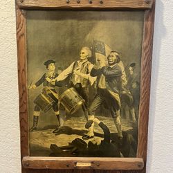 The Spirit of ‘76 -Rustic  Art  26” x 18”