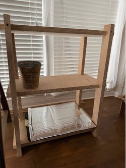 Modern 3-Tier Baltic Birch Plywood Shelf