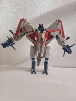 yr 2007  vintage transformers movie target Voyager Stars cream G1 Deco f 22 jet toy