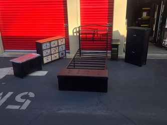 6 piece twin size bedroom set