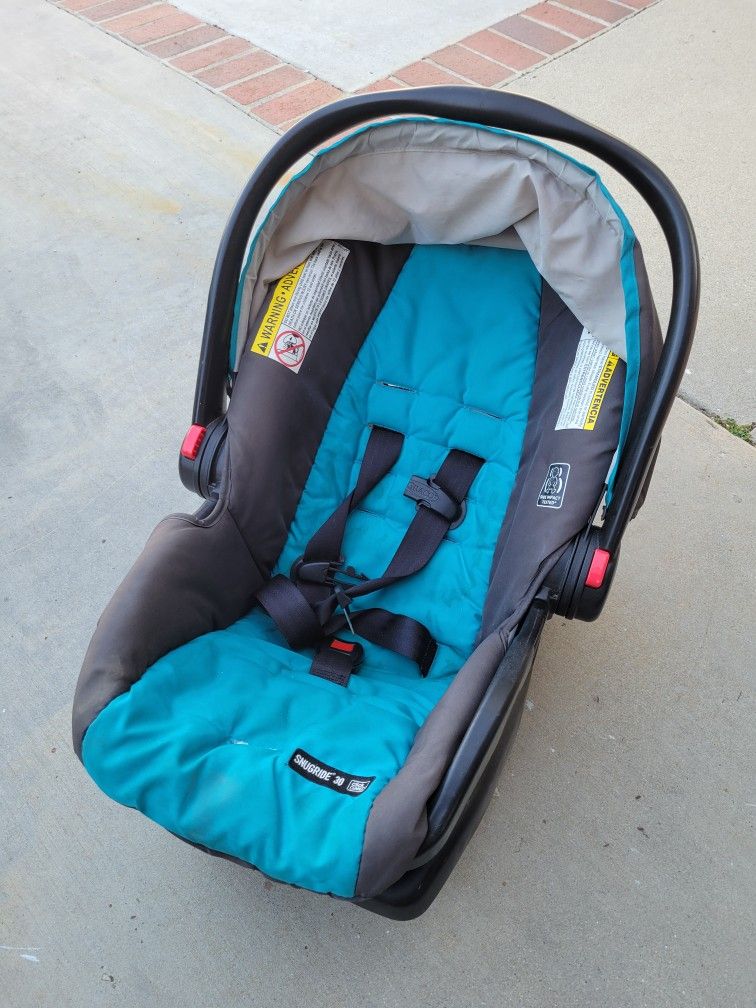 Graco Snugride 30 Baby Toddler Kids Blue Car Seat Safety Carseat