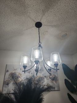 5 light chandelier