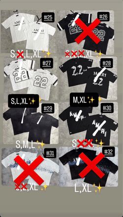 Amiri tees