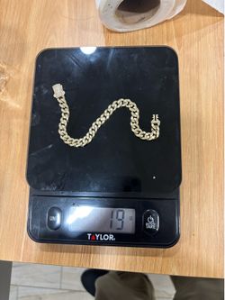 14K Gold Cuban