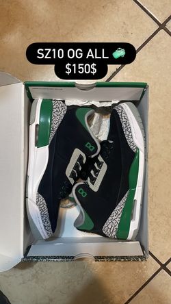 Jordan 3 pine green