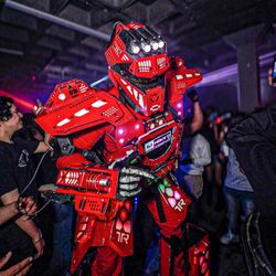 Robot led Costume
