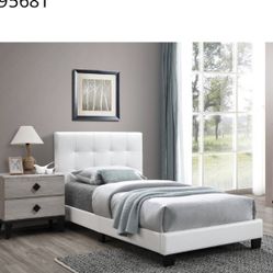 Twin Platform Bed With Orthopedic Supreme Mattress Included 
