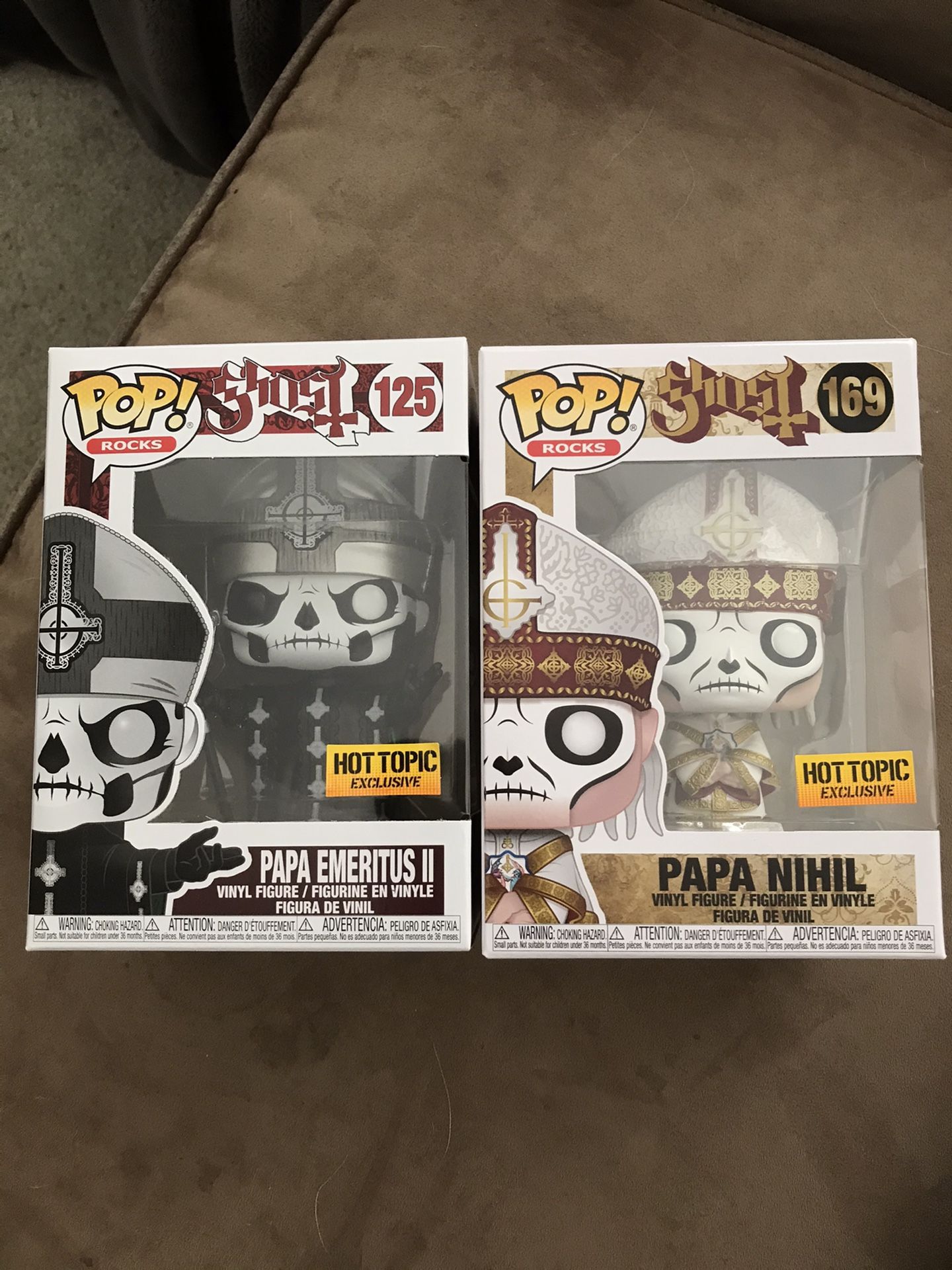 Funko pop exclusive rocks ghost set papa emeritus II papa nihil