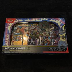 💥 Pokémon TCG: Mega Lucario EX Figure Collection Box (Sealed)