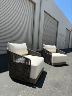Restoration Hardware Havana Lounge Chairs