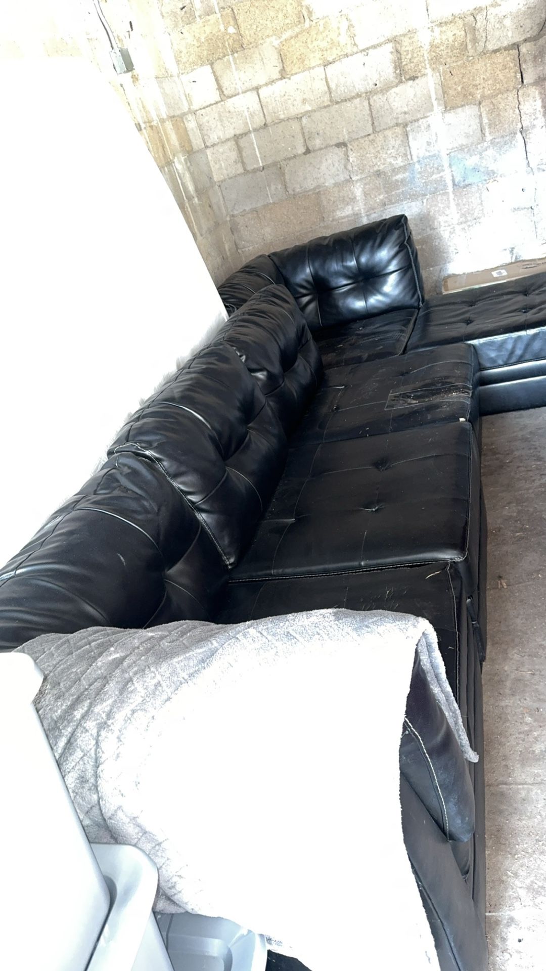 Black Couch For Free Need Gone Tonight 