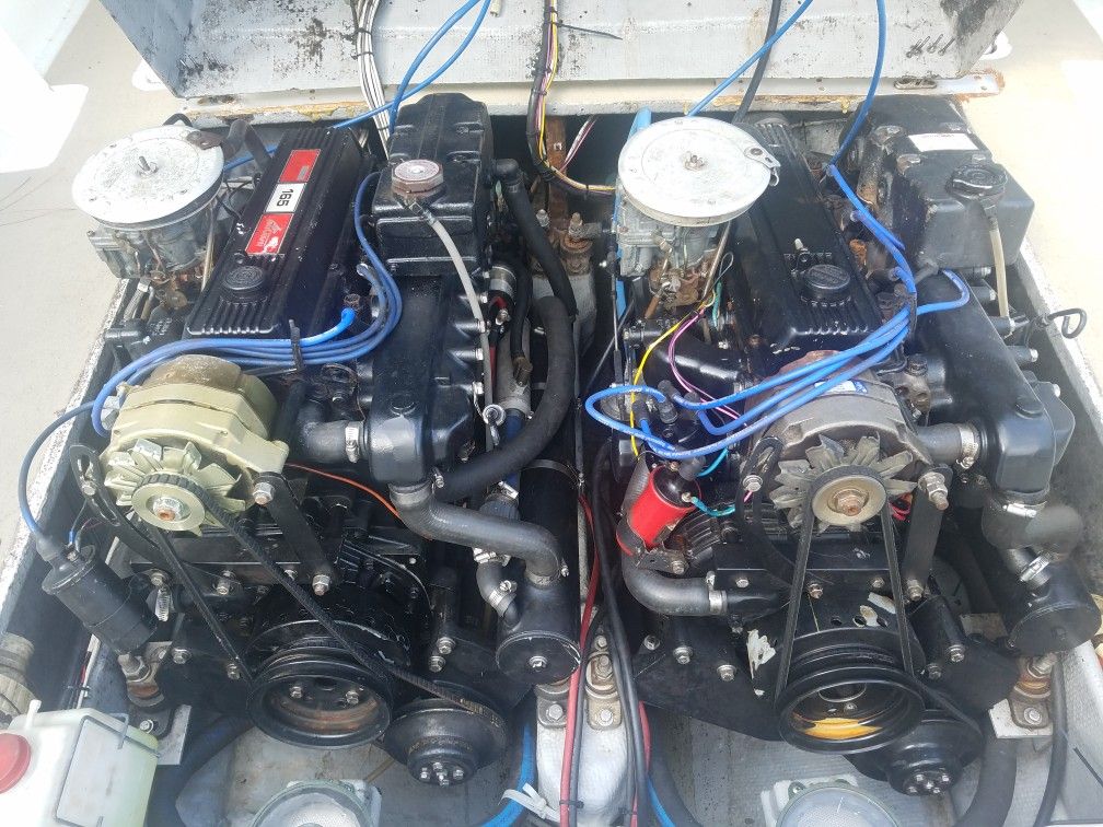 (2) mercruiser 470 inboard marine engines
