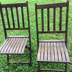 Wood Folding Chairs 