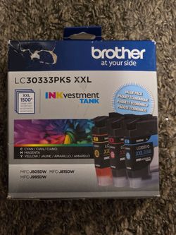 Brother LC30333PKS XXL Cyan Magenta Yellow Value Pack