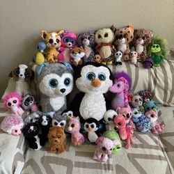 TY Brand Plushies Stuffed Animals 