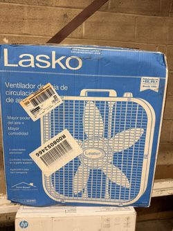 Lasko 3733 Box Fan, Open Box, Brand New