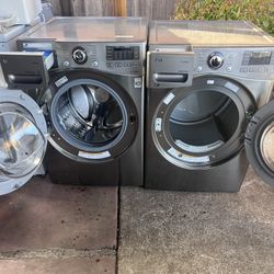 Set Of Washer And Dryer Gas LG