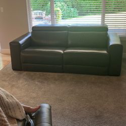 Couch Power Leather Recliner 