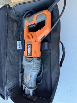RIDGID Corded Reciprocating Saw with Bag