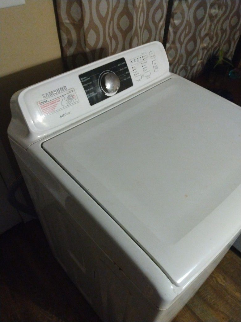 Samsung  Washer  With Impeller And Dryer 7.2 cu Electric, In Great Condition  Serious Inquiries Only , Offer's Accepted!!  