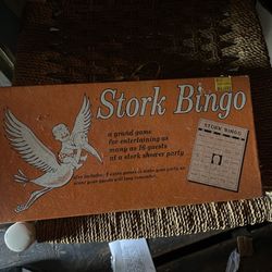 1970 Vintage Stork Bingo