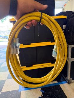 Yellow Heavy-Duty Extension Cord