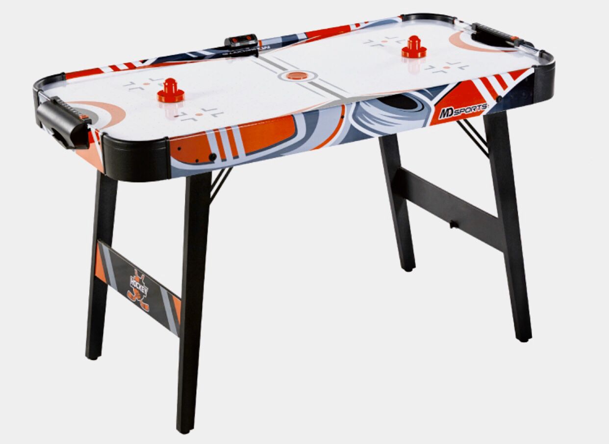 MD Sports Easy Assembly 48 Inch Air Powered Hockey Table,