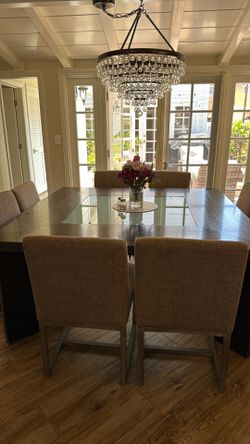 Rare 66 inch square Dining Table or Conference Table