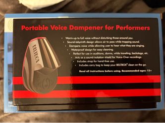 Beltbox portable voice dampener