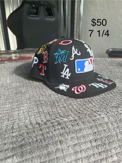 MLB All Over Team Logo New Era Fitted 